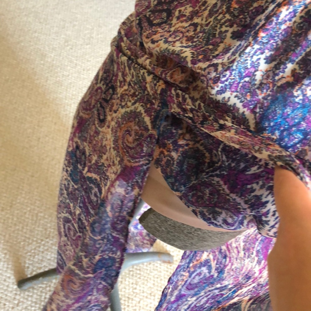 FIRE PURPLE MAXI DRESS - Picture 4 of 6
